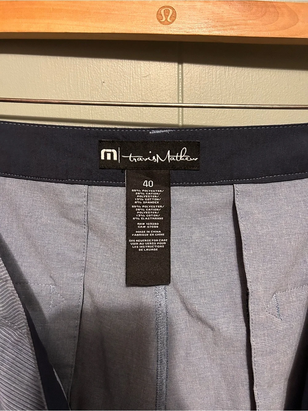 Travis Mathew Men's Gray Micro-Pattern Athletic Shorts